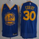 Men's Warriors 30 Stephen Curry Jersey blue