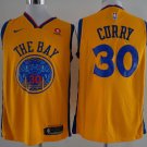 Men's Stephen Curry Jersey THE BAY yellow