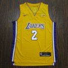 Youth Lonzo Ball lakers jersey yellow