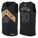 MENS  Raptors #10 Demar Derozan Men's black stitched jersey