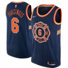 Men's Knicks #6 PORZINGIS jersey navy