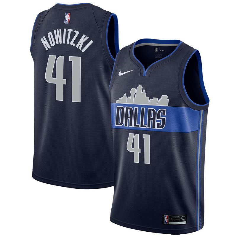 MENS  Dirk Nowitzki 41 men's Jersey blue