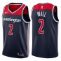 MENS  Ship from US Men's Wizard #2 John Wall jersey navy