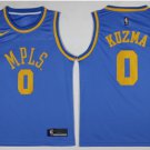 Men's Lakers #0 kyle kuzma jersey blue