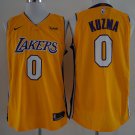 Men's Lakers #0 kyle kuzma jersey yellow