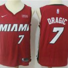MenS   Miami Heat #7 Goran Dragic Red 2017-2018 Nike Swingman Ultimate Software Sti