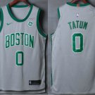 MenS  Boston Celtics #0 Jayson Tatum Grey 2017-2018 Nike Authentic General Electri