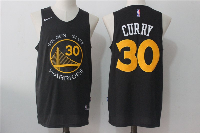MENS  Golden state warriors Stephen Curry 30 embroidery replica black jersey
