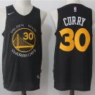 MENS  Golden state warriors Stephen Curry 30 embroidery replica black jersey