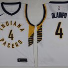 MensIndiana pacer oladipo 4 embroidered white basketball jersey