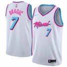 Miami Heat Goran Dragic 7 city edition white embroidery basketball jersey