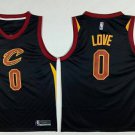 MensCleveland Cavaliers #0 Kevin Love Black Stitched Jerseys