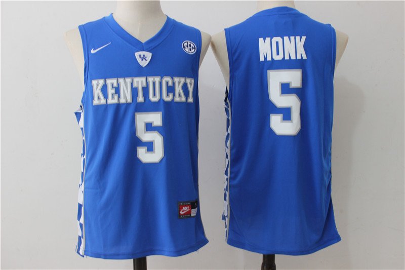Mens Kentucky Wildcats Monk 5# jersey College Basketball NCAA man sale top deal.jpg