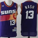 Men's Phoenix Suns 13# Steve Nash Purple Basketball stitched Jersey s-xxl