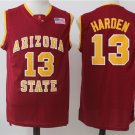 Mens  James Harden #13 Arizona State University College NCAA Men Basketball JerseY Red