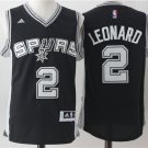 Mens San Antonio Spurs Basketball jersey Leonard 2# black sale top hot