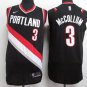 Mens Blazer #22 Clyde Drexler black jersey