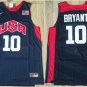 Mens USA dream team #10 Kobe Bryant Men's NAVY jersey