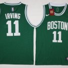 Youth Boston Celtics 11 Kyrie Irving Basketball Jersey Green