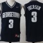 Men's  ALLEN IVERSON #3 Georgetown Hoyas Swingman Basketball Jersey Men's Black NWT