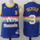 Men's  Denver Nuggets #3 Allen Iverson Retro Jersey