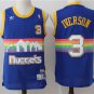 Men's  Denver Nuggets #3 Allen Iverson Retro Jersey