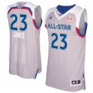 MENS  2017 All Star LeBron James #23 Cleveland Cavaliers Basketball Shirt Swingman Je