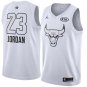 MENS  Michael Jordan #23 Chicago Bulls Swingman Jersey All Star 2018 White