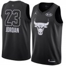 Mens  Michael Jordan #23 Chicago Bulls Swingman Jersey All Star 2018 Black