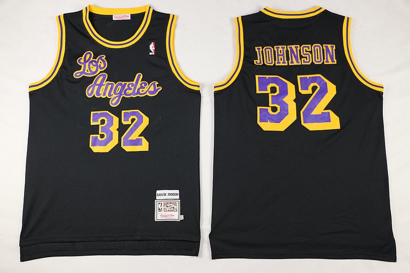 Mens Limited Edition Magic Johnson #32 Los Angeles Lakers Basketball Swingman Jersey