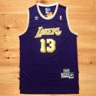 Mens Wilt Chamberlain #13 Los Angeles Lakers Basketball Retro Shirt Swingman Jersey