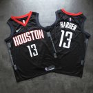 Mens James Hardenl Jersey #13 Houston Rockets Black Playoff 2018 Swingman