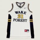 Mens Tim Duncan #21 Wake Forest Vintage Basketball Swingman Jersey