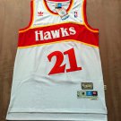 Mens Dominique Wilkins #21 Atlanta Hawks Vintage Basketball Swingman Jersey
