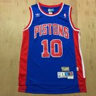 Mens  Dennis Rodman #10 Detroit Pistons Vintage Basketball Swingman Jersey