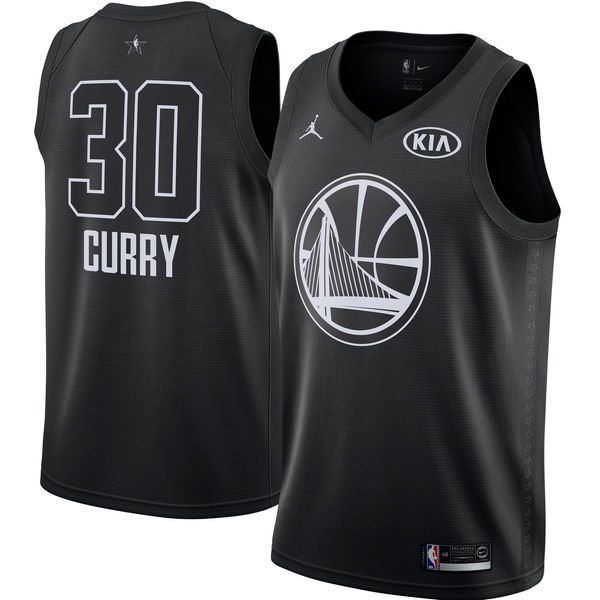 Mens Stephen Curry #30 Golden State Warriors Swingman Jersey All Star 2018 Black