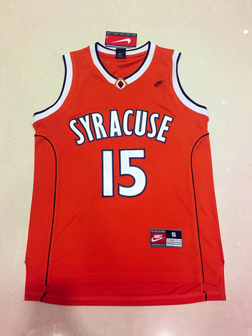 MENS Carmelo Anthony #15 Syracuse Stitched Basketball NCAA Swingman Jersey