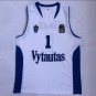 Men's Lithuania Prienu Vytautas LaMelo Ball #1 White Basketball Jerseys