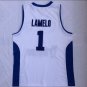 Men's Lithuania Prienu Vytautas LaMelo Ball #1 White Basketball Jerseys