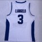 Men's Lithuania Prienu Vytautas LiAngelo Ball #3 White Basketball Jerseys