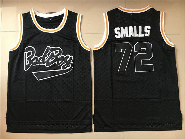 Badboy #72 Smalls Basketball Jersey Colorful Flowers Hip Hop Stitched