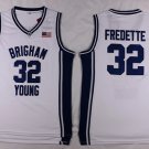 Men's Brigham Young Cougars Jimmer Fredette #32 White College Basketball Jerseys
