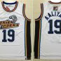 Men's 1996 MTV Rock N Jock Bricklayers Aaliyah #19 White Basketball Jerseys