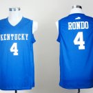 Men's Kentucky Wildcats Rajon Rondo #4 Blue College Basketball Jerseys