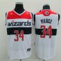 MENS WIZARDS #34 PAUL PIERCE STITCHED BASKETBALL JERSEY