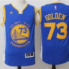 MENS WARRIORS #73 73-WINS BLUE COMMEMORATIVE JERSEY