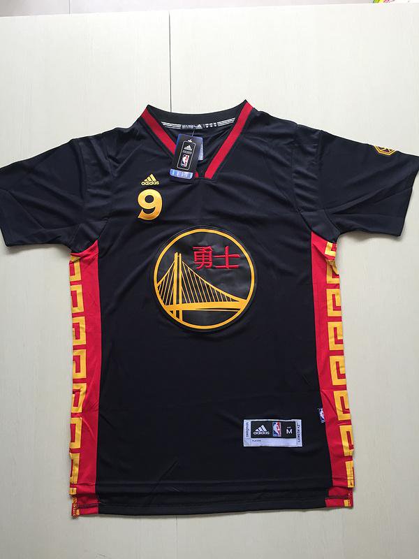 MENS WARRIORS #9 ANDRE IGUODALA BLACK SHORT SLEEVE JERSEY