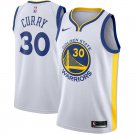 MENS WARRIORS #30 STEPHEN CURRY WHITE BASKETBALL JERSEY
