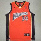 MENS WARRIORS #30 STEPHEN CURRY ORANGE JERSEY