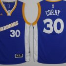 MENS WARRIORS #30 STEPHEN CURRY BLUE JERSEY